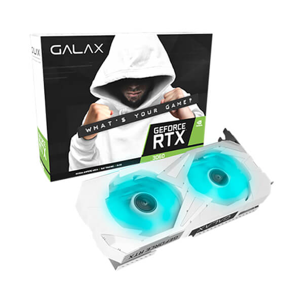 Galax RTX 3060 EX White (1-Click OC) 12GB Gaming Graphics Card